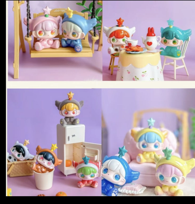 【直播拆】正版崽崽大乱斗网红创意摆件树脂可爱手工钥匙扣DIY