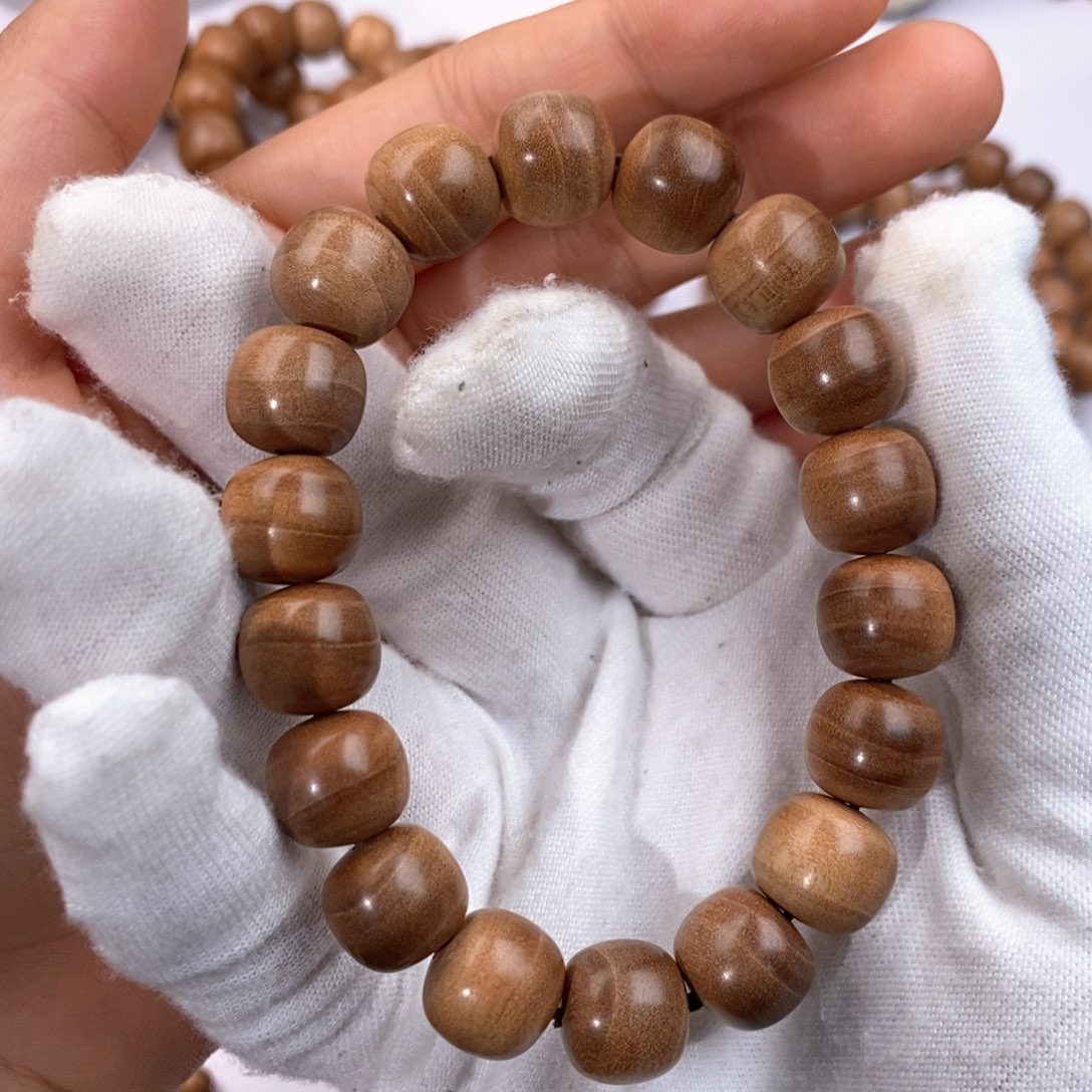 檀香木手串/手链横纹黑肉老料11*12年前清仓特价