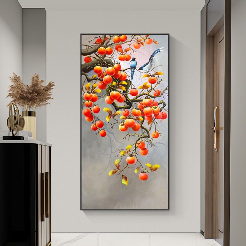 1.34大纯手工绣好十字绣成品801事事如意喜鹊