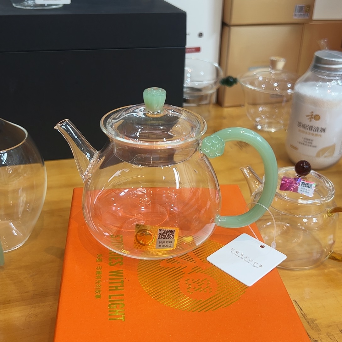 沉****禾器清莲壶浅玉色