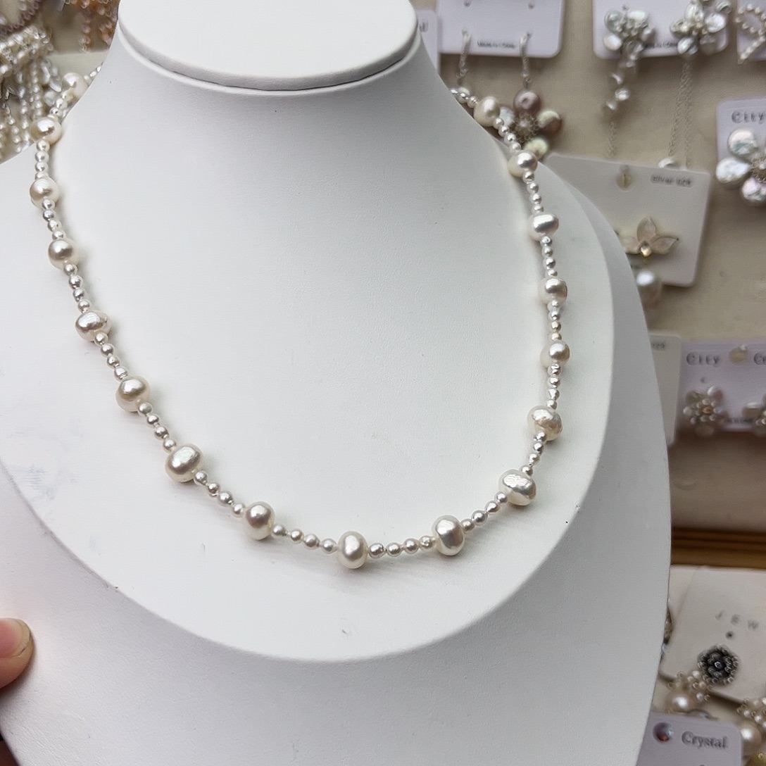 淡水珍珠未镶嵌颈饰