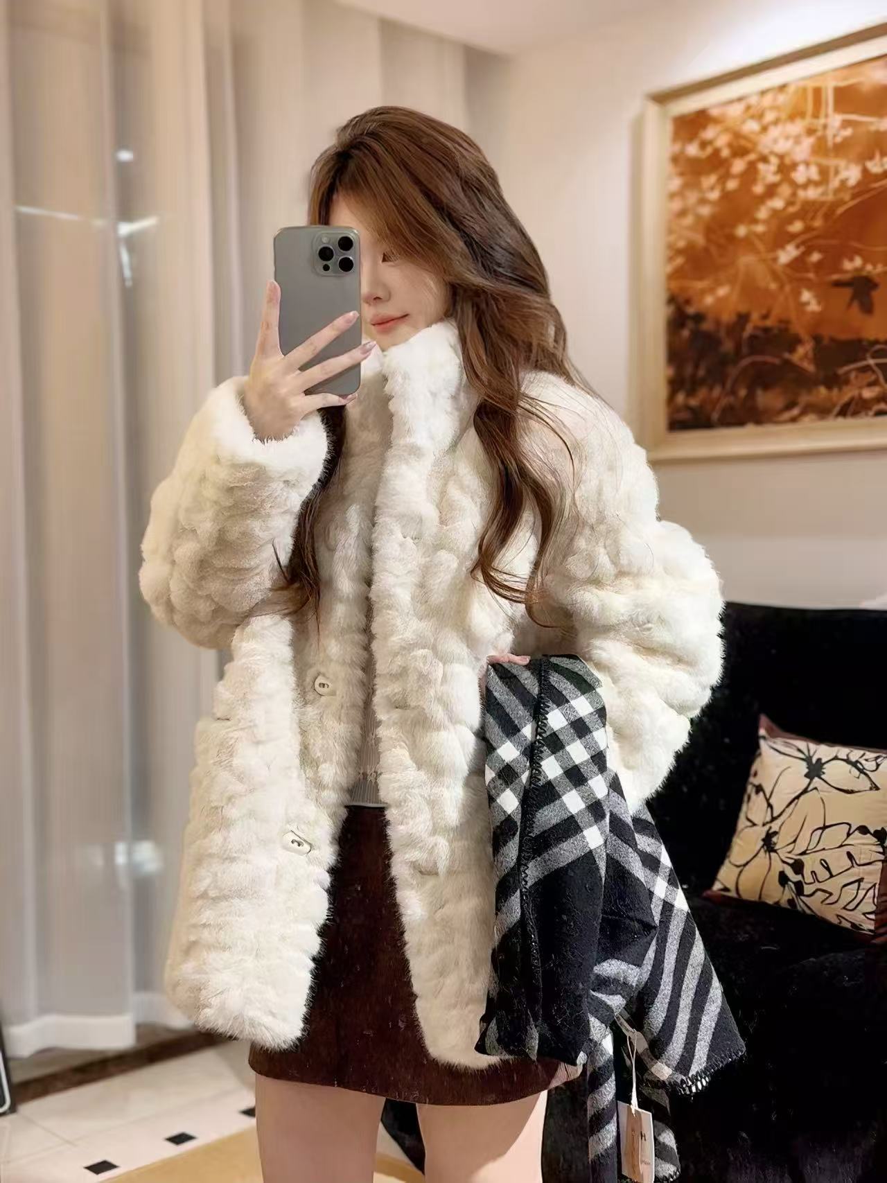 【陨石冰川】慵懒风中长款厚款外套大衣女