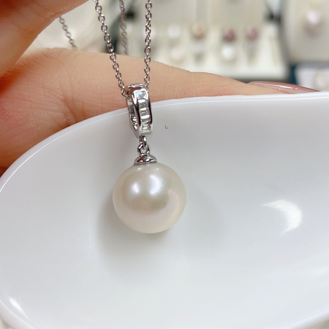 淡水珍珠合金吊坠(赠链)11