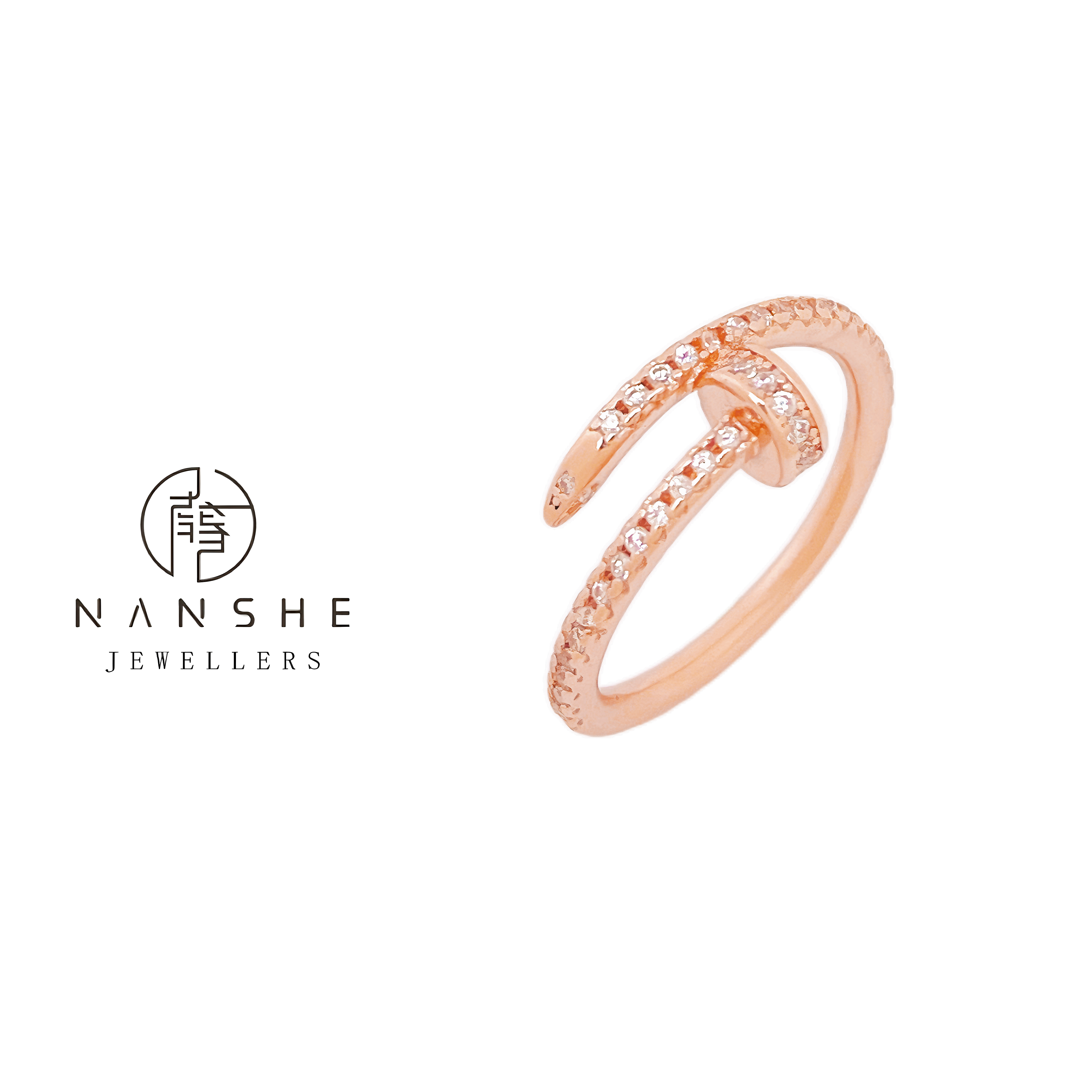 NANSHE/南奢 钉子戒指时尚百搭戒指L262