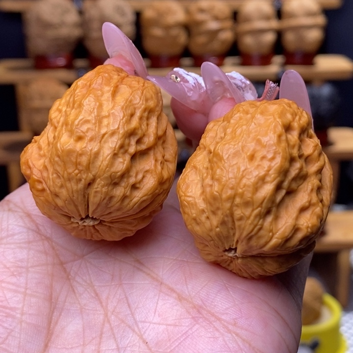 文玩核桃把件龙脊妖蝉21号38尺