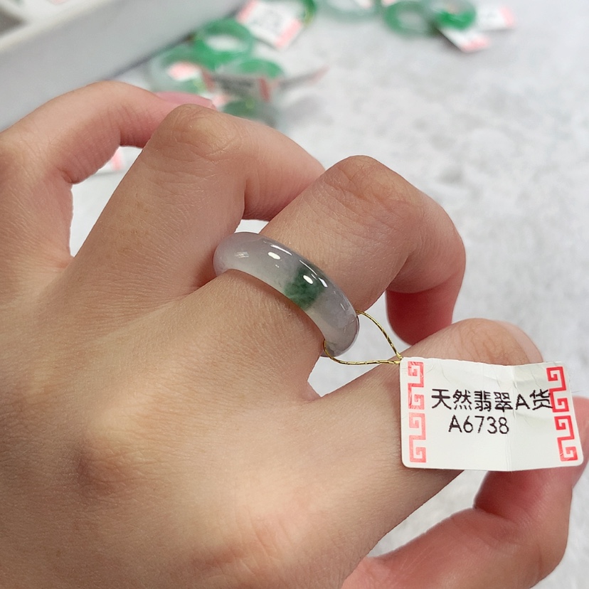 【闪购商品】未镶嵌戒指翡翠14号