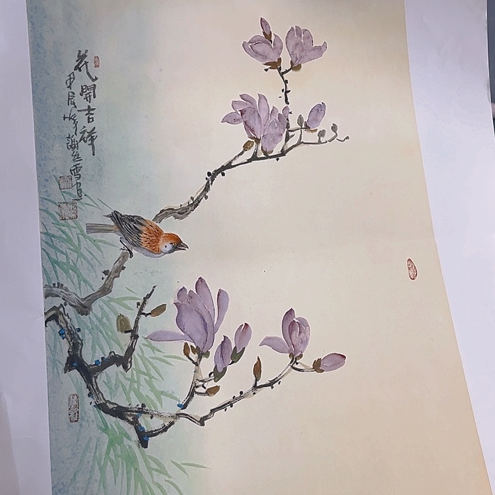 国画纯手绘字画宣纸