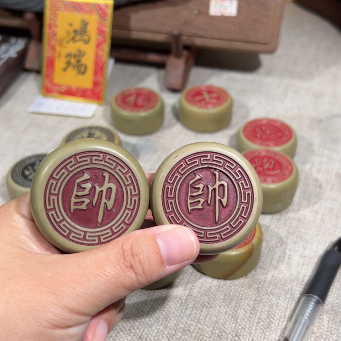 【闪购商品】梦**朝端砚甄选砚乡姐妹绿端