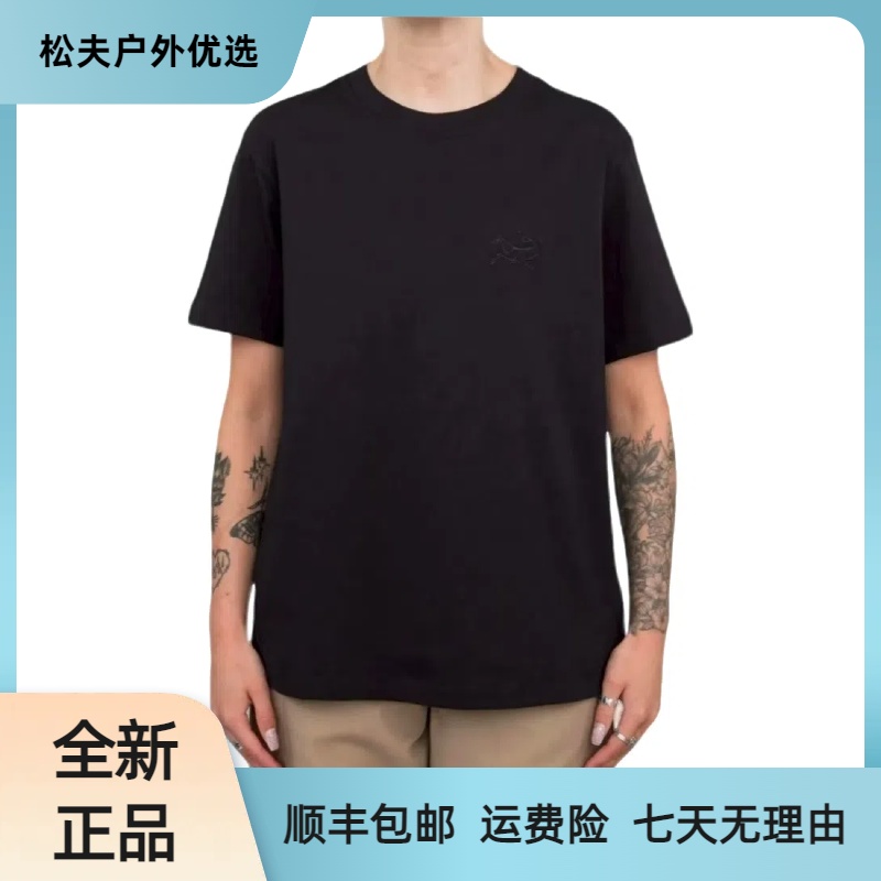 ARC'TERYX/始祖鸟 Kragg Little Bird 刺绣标 纯色T恤 情侣同款