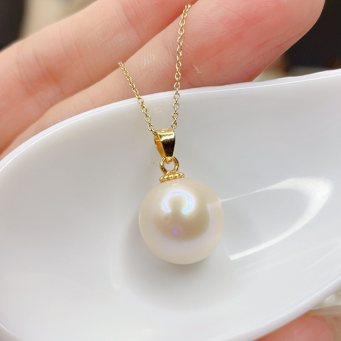 淡水珍珠未镶嵌吊坠(赠链)