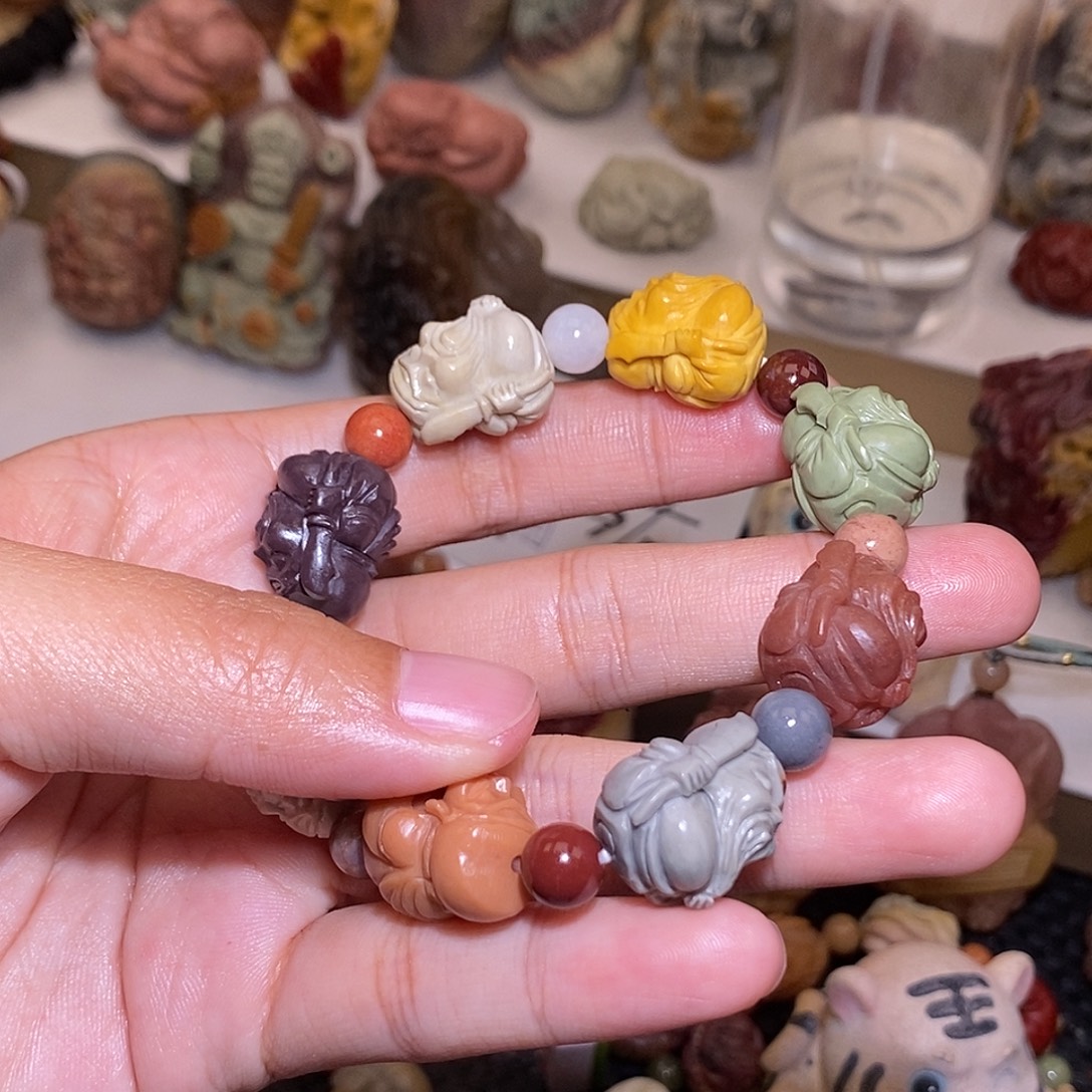 石英质玉（阿拉善玉）未镶嵌手链