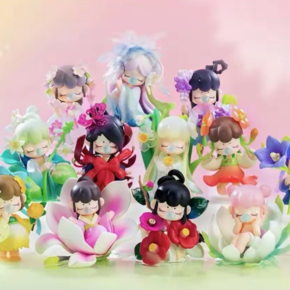 【正版】若来系列花间集系列公仔手办潮玩情人节礼物玩具摆件