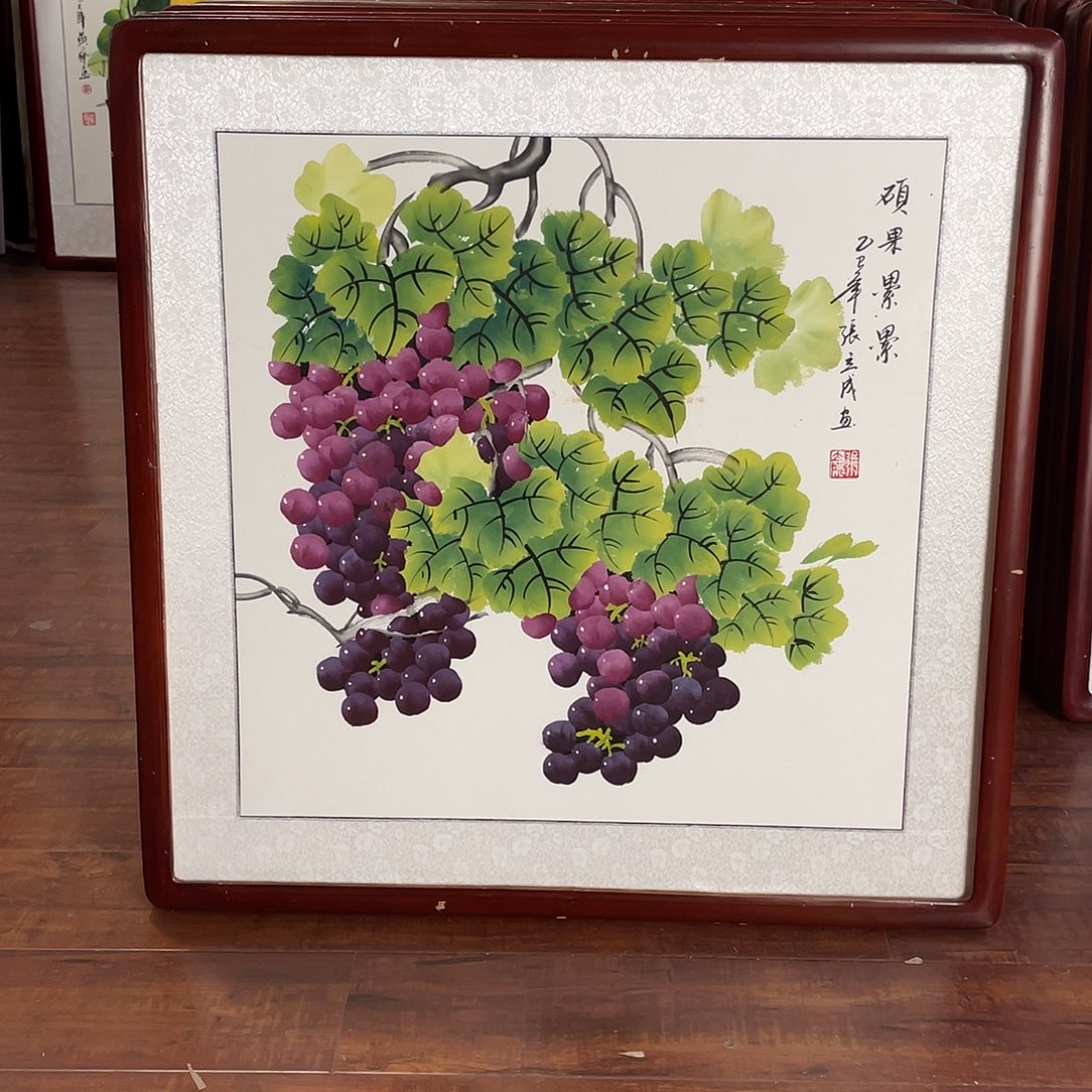 国画带框尺寸63*63厘米