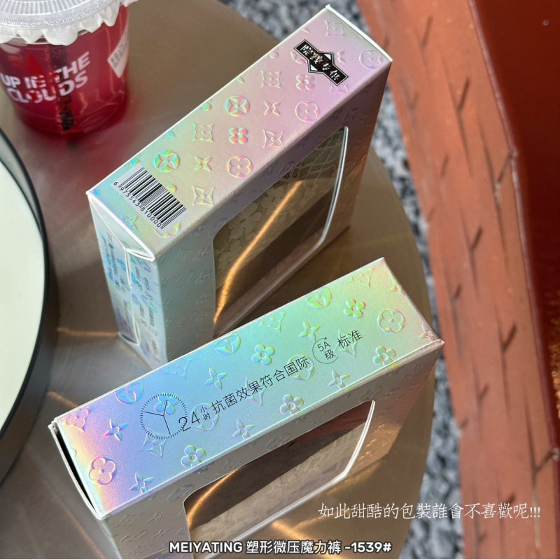 白色透气包邮高腰塑形微压魔力弹力内裤蕾丝拼接提花底档三角裤女