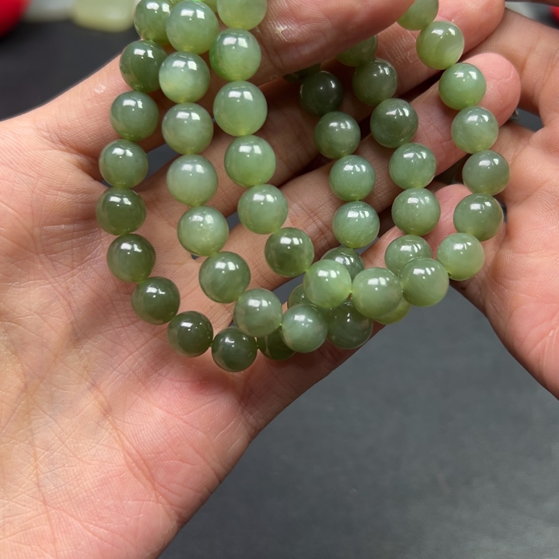 和田玉未镶嵌颈饰碧玉卡10多样性拍一发一