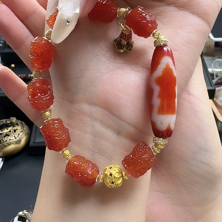 玛瑙/玉髓手串未镶嵌