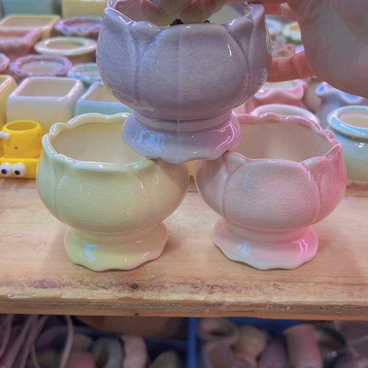 陶瓷花盆当场凑满12包邮