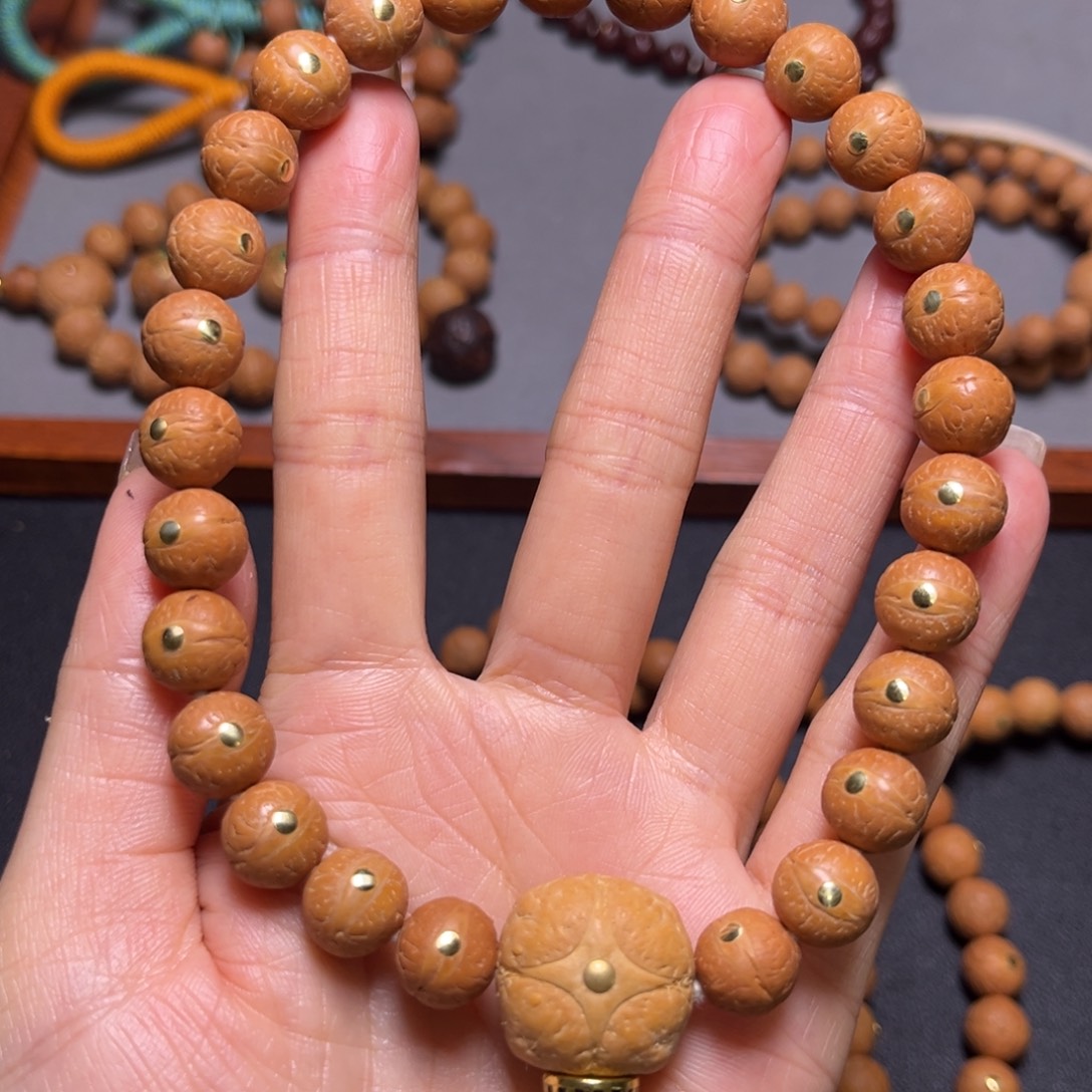 吊坠凤眼菩提11mm2025精品铜钉手持