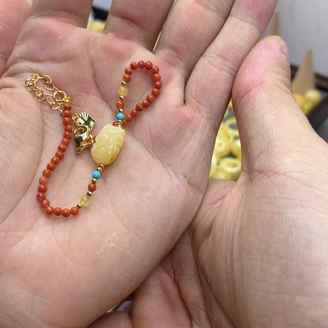 琥珀吊坠(不含链)未镶嵌