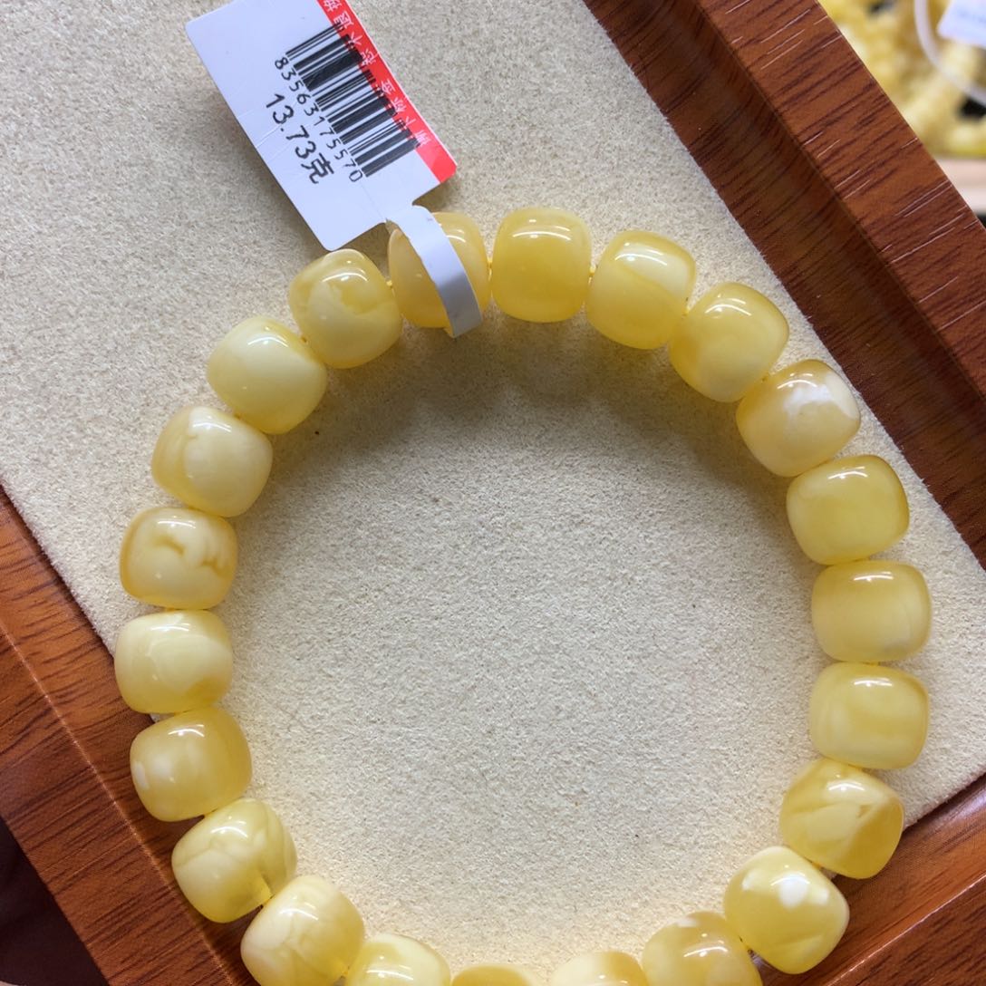 蜜蜡手链未镶嵌蜜蜡