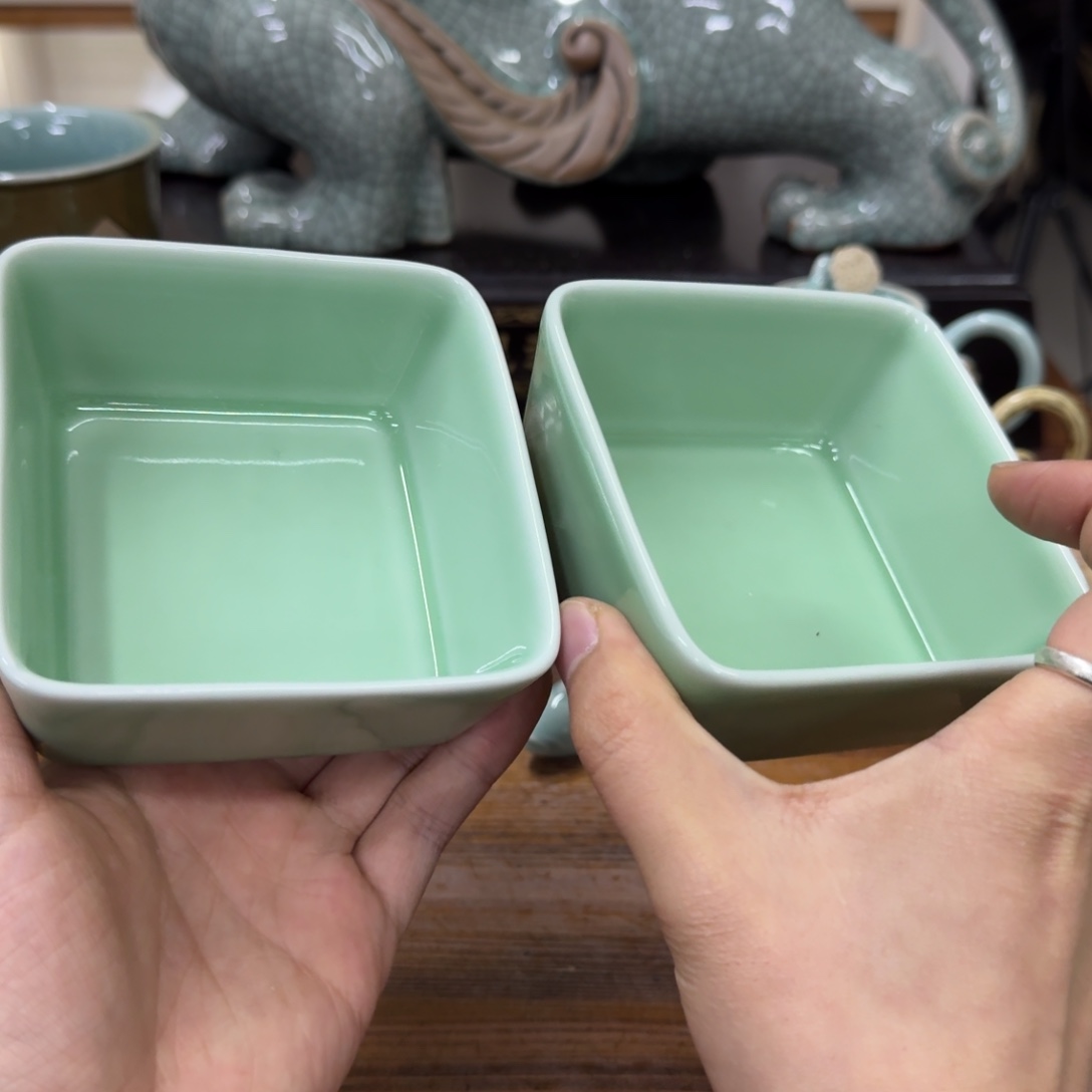 龙泉青瓷茶具微瑕2131