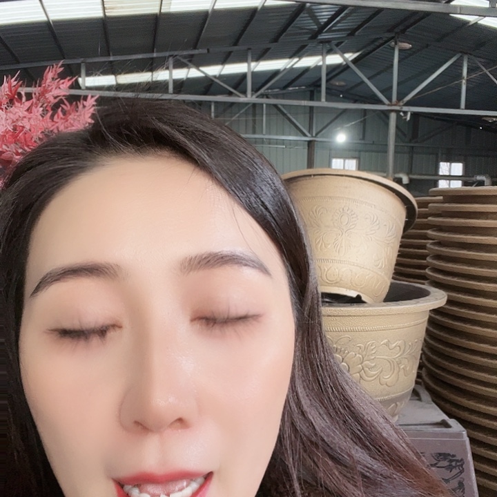 圆83口径花盆两个