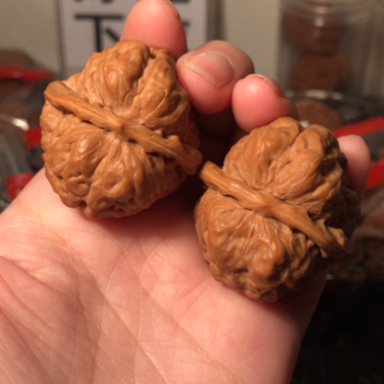 【闪购商品】文玩核桃把件蛤蟆头38