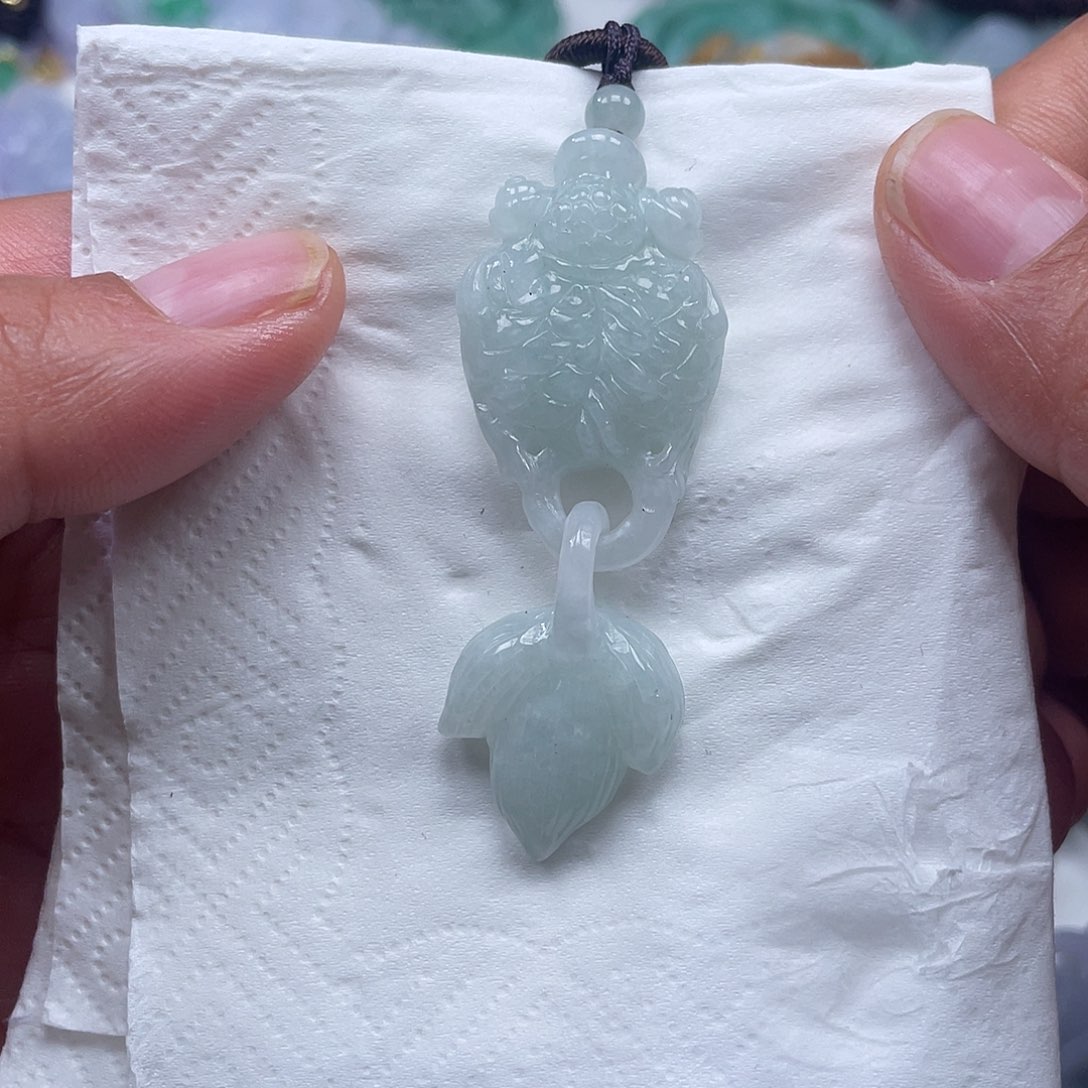 颈饰未镶嵌翡翠翡玉缘翡翠