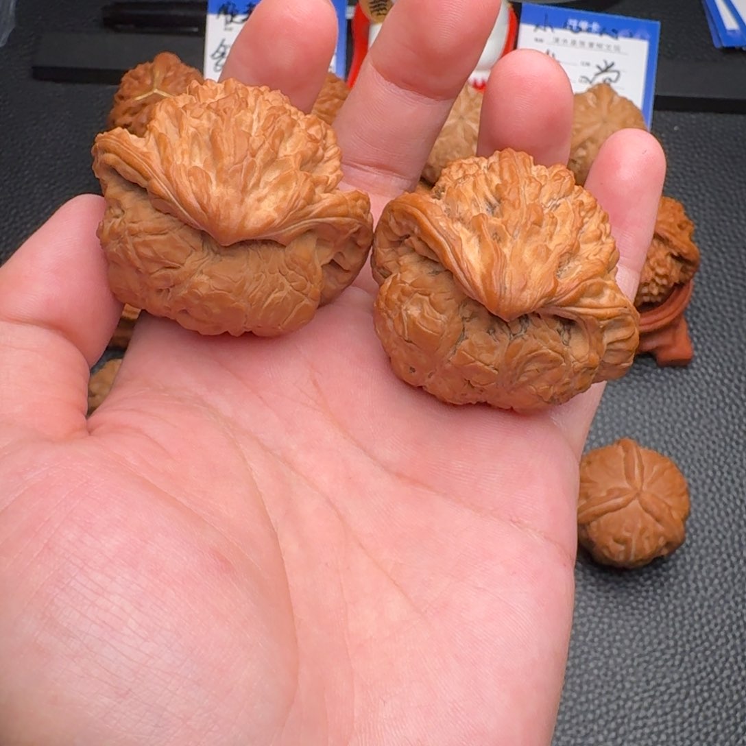 桃核把件覆*官帽蛇头精品配对全品