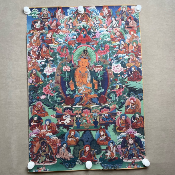 高端精品大圆满皈依境绘画类唐卡AA114