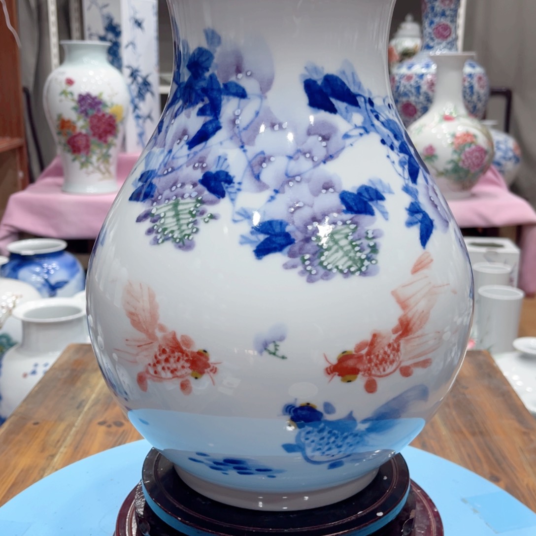 摆件景德镇陶瓷花瓶