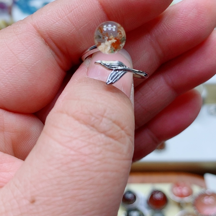 水晶戒指未镶嵌水晶