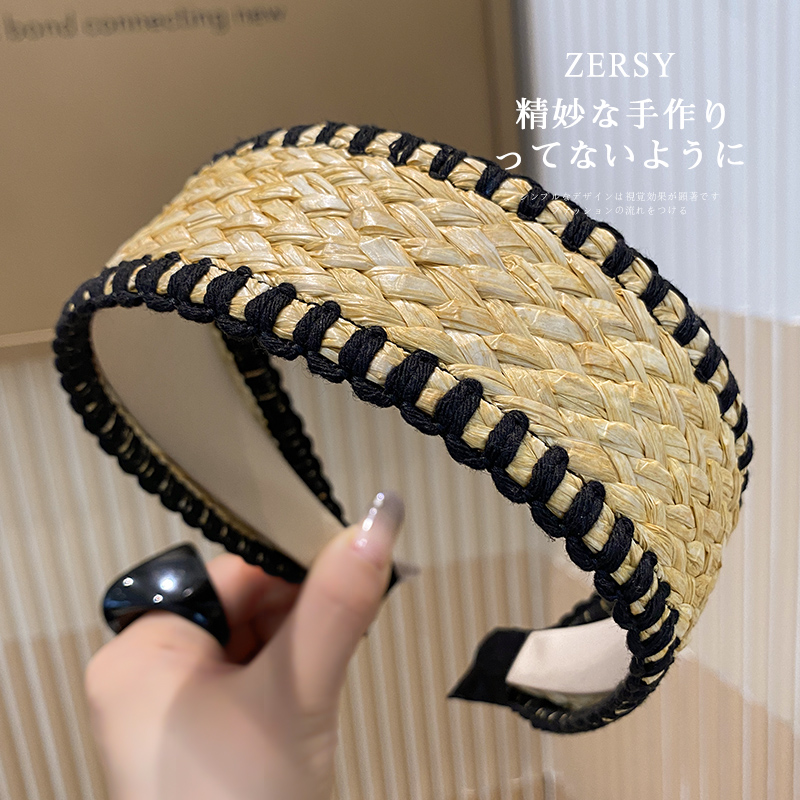 新款韩系发箍休闲风气质压发发卡时尚百搭发捆宽边网红女头饰发饰