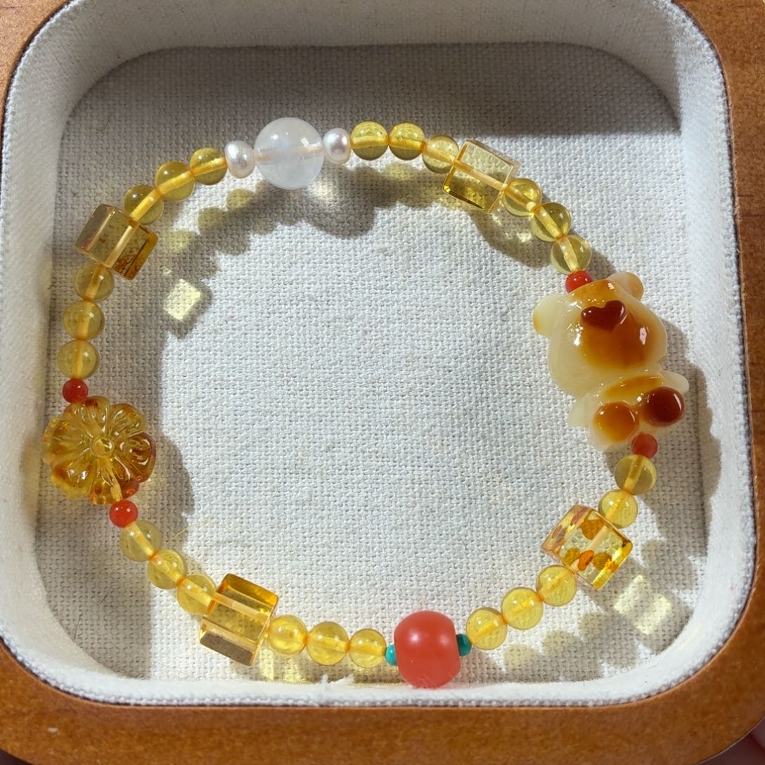 蜜蜡未镶嵌裸石定制