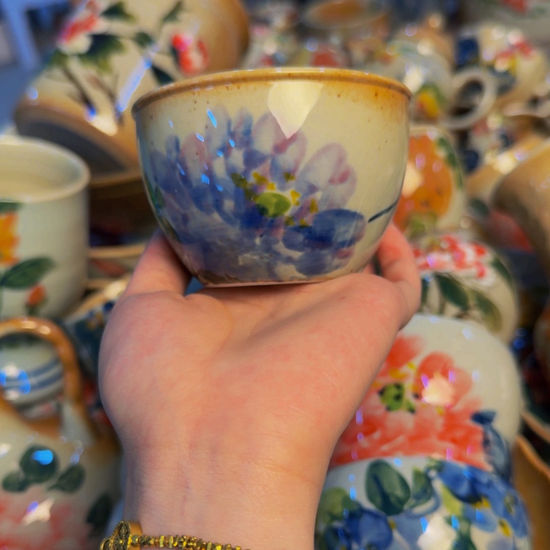 瓷片景德镇陶瓷手工手绘