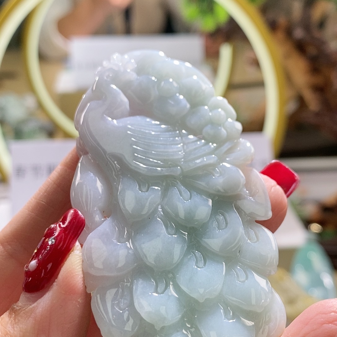 【闪购商品】翡翠颈饰未镶嵌凤凰