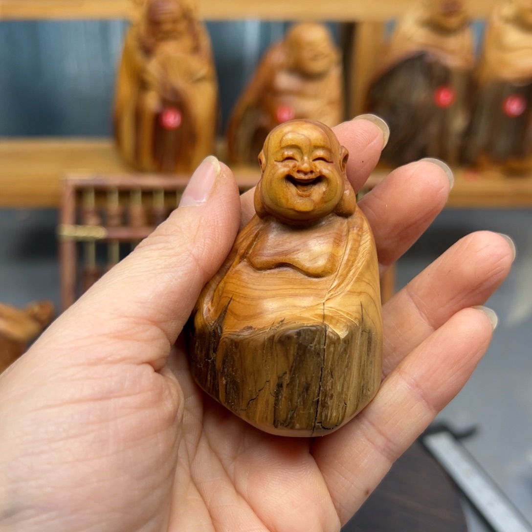 柏木崖柏木摆件手把件81