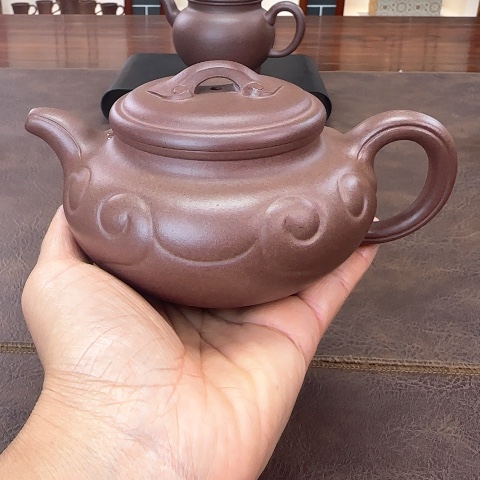 打***错紫砂茶壶仿古如意