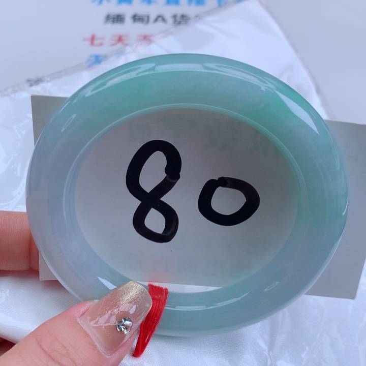 翡翠手镯未镶嵌缅甸天然A货翡翠