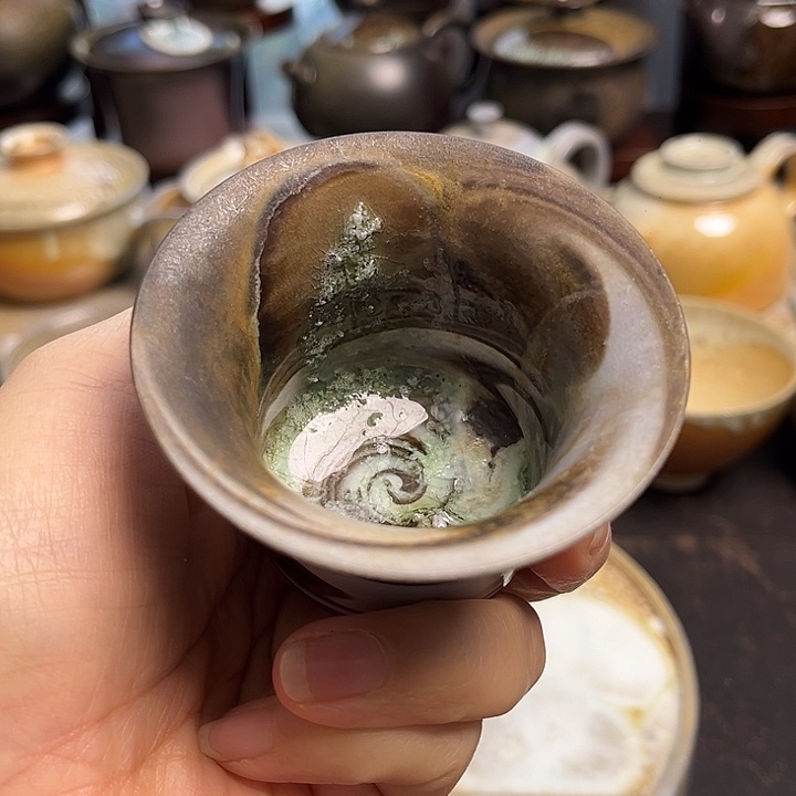 让***来茶盏柴烧茶具柴烧茶具