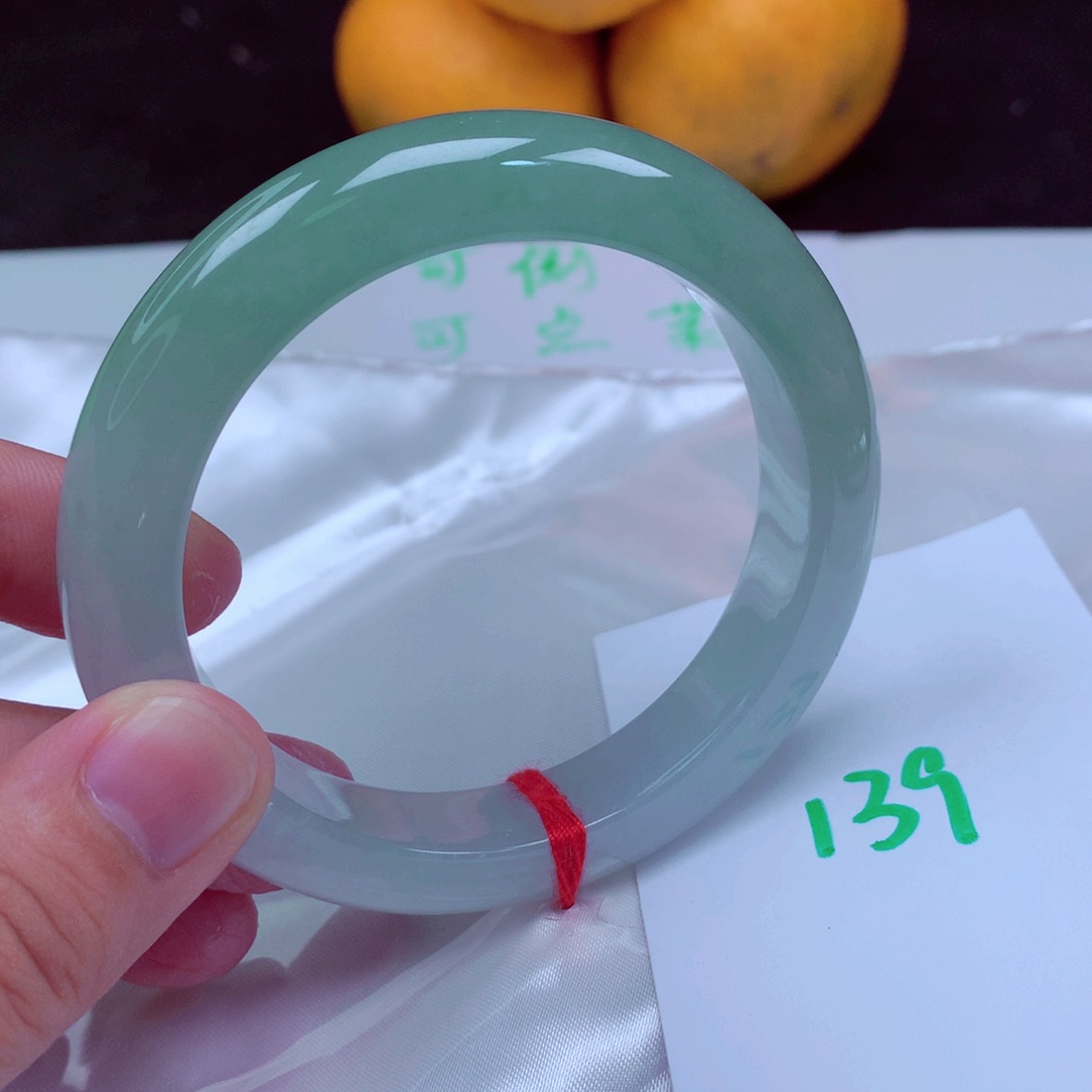 未镶嵌手镯翡翠缅甸天然A货翡翠手镯58.2