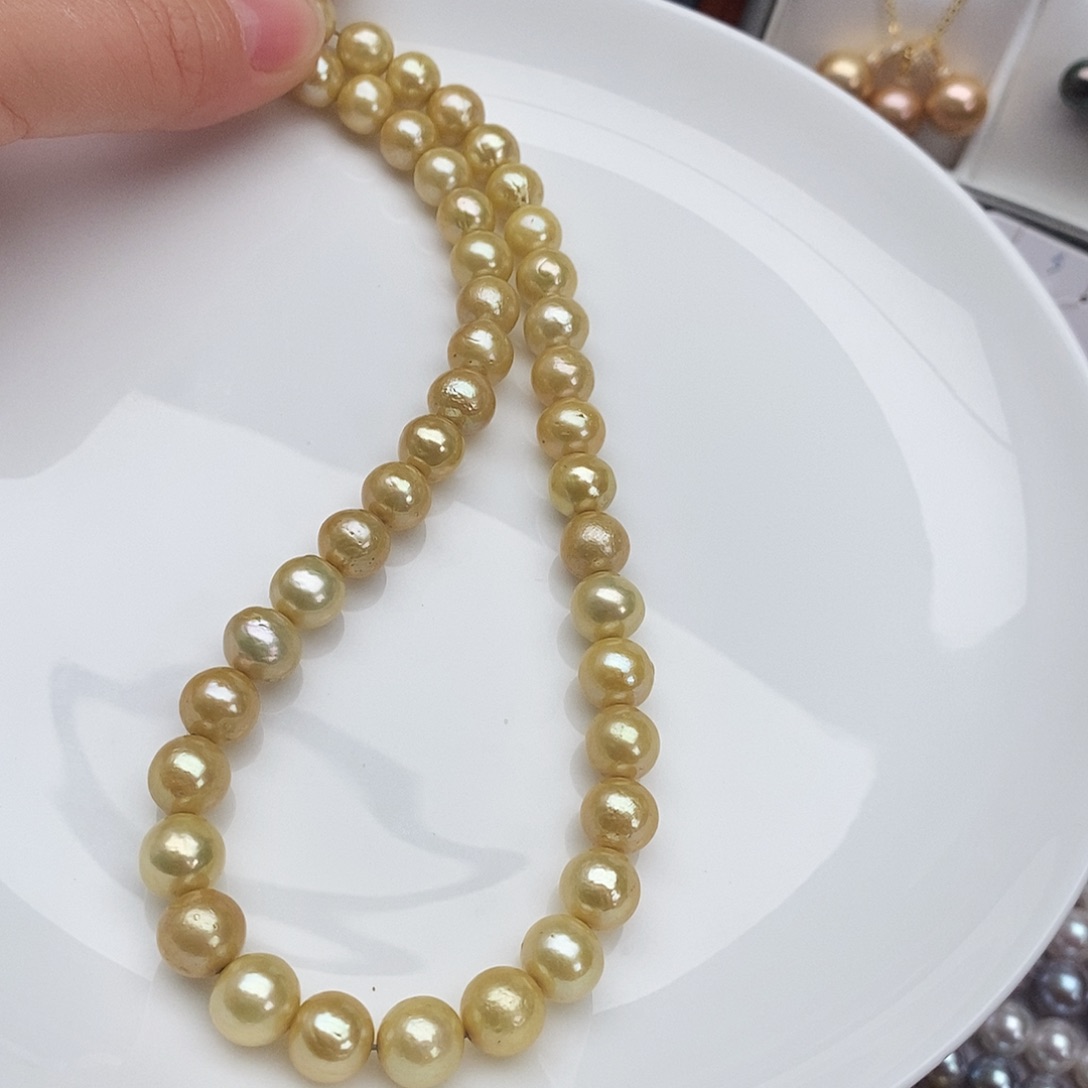 颈饰淡水珍珠银S925镶嵌