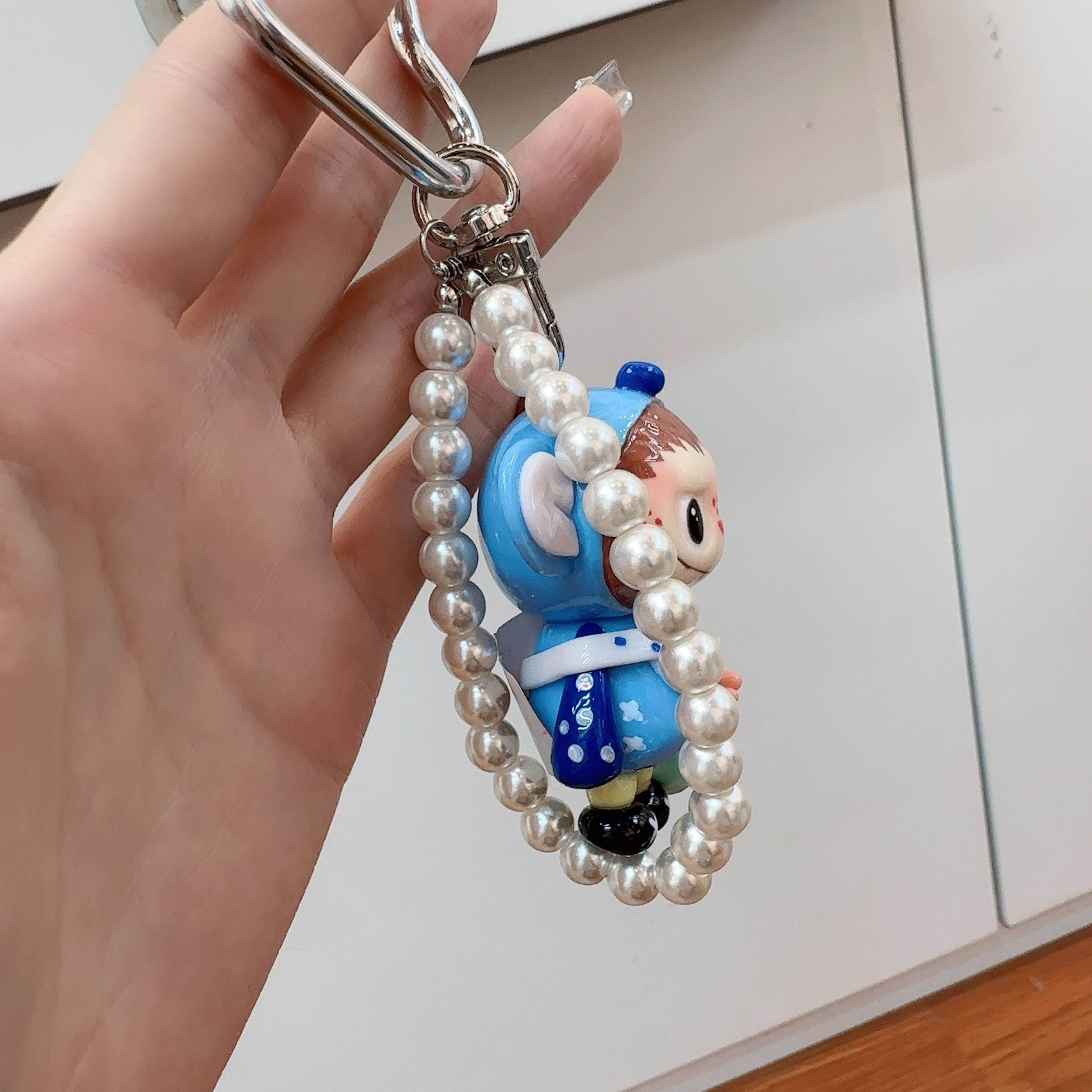 F823蓝色啦布布挂件