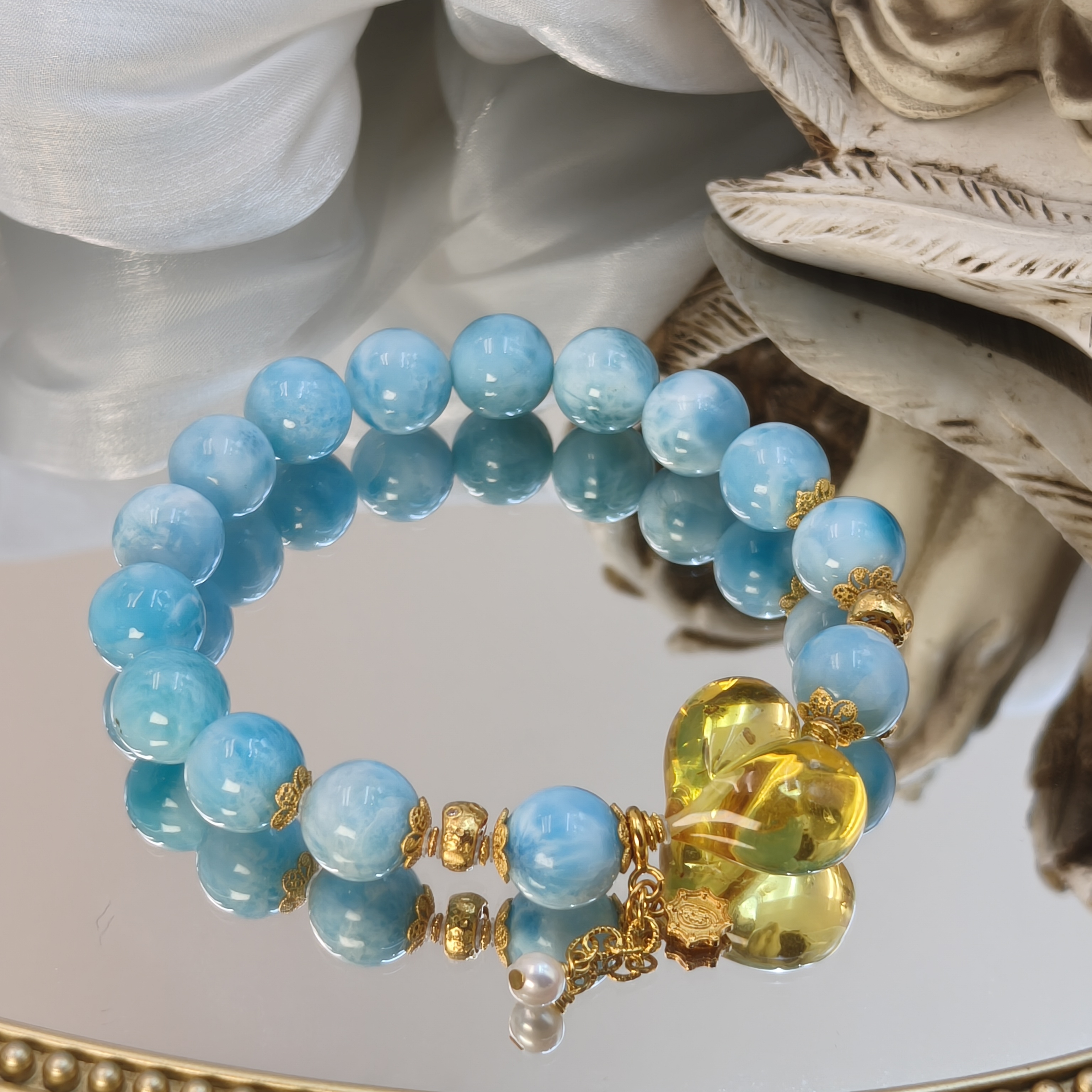 【灵柒】金水相生配比手串/高阶版