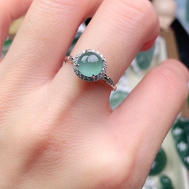 颈饰银S925镶嵌翡翠吊坠