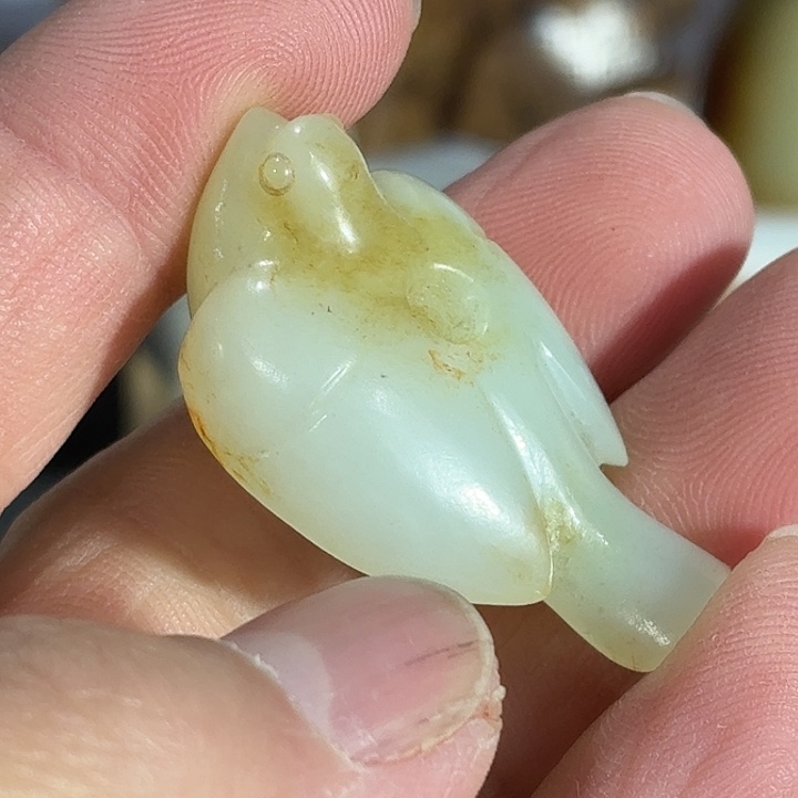 心***快和田玉（糖玉）未镶嵌挂件