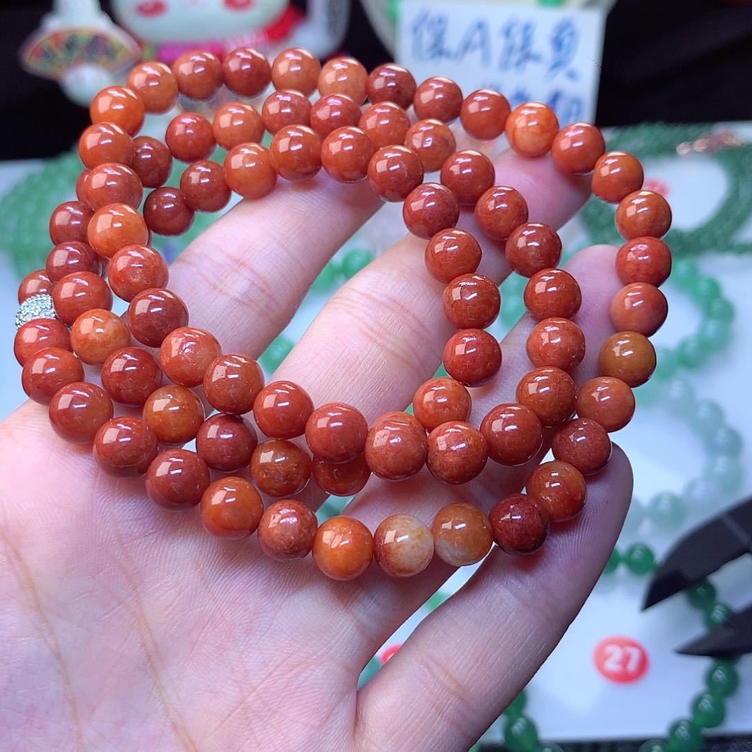 翡翠毛衣链未镶嵌