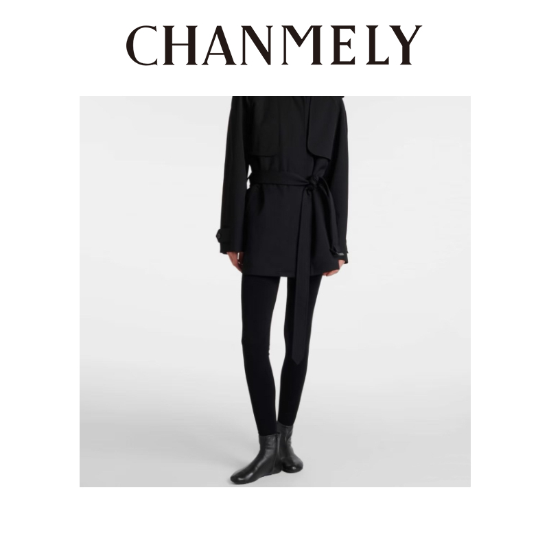  【CHANMITY】25/FW‘’row‘’极简高级高弹显瘦百搭黄金羊毛裤0251007