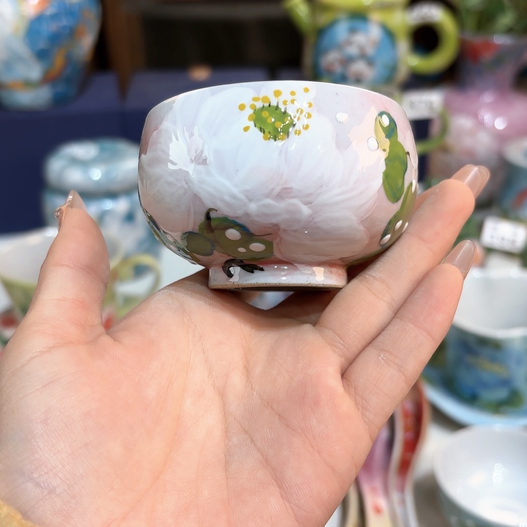 景德镇手绘高温釉下彩陶瓷茶具