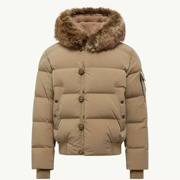 未使用 MONCLER 盟可睐 25秋冬Luynes男士连帽短款羽绒服夹克外套